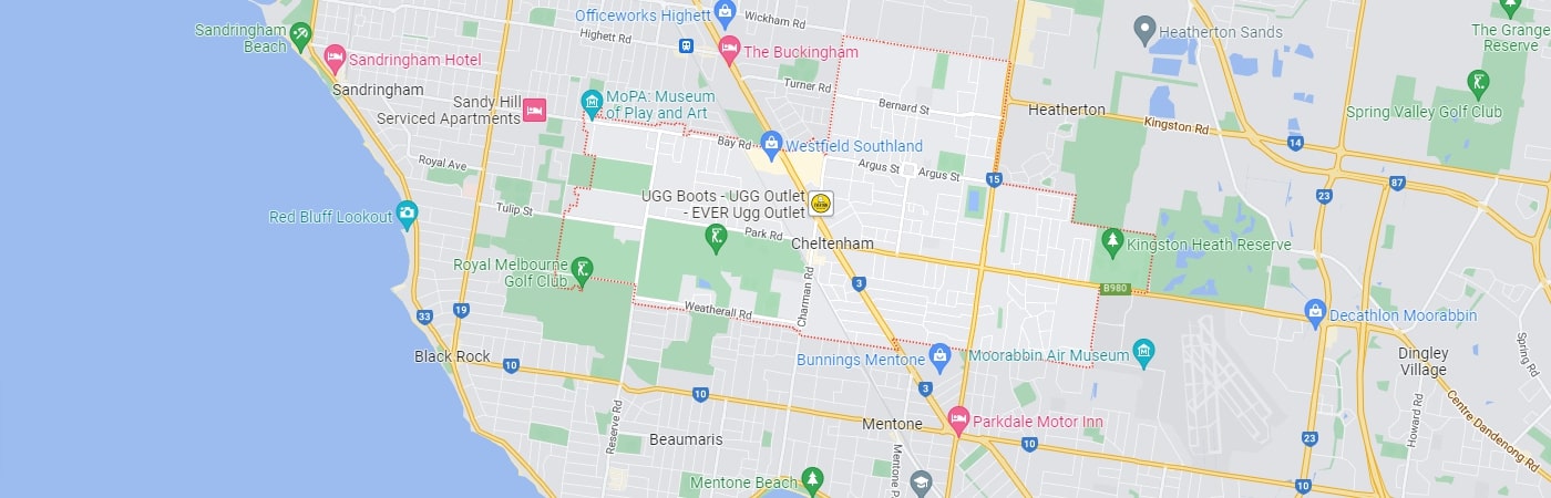 Blocked Drains Cheltenham map area